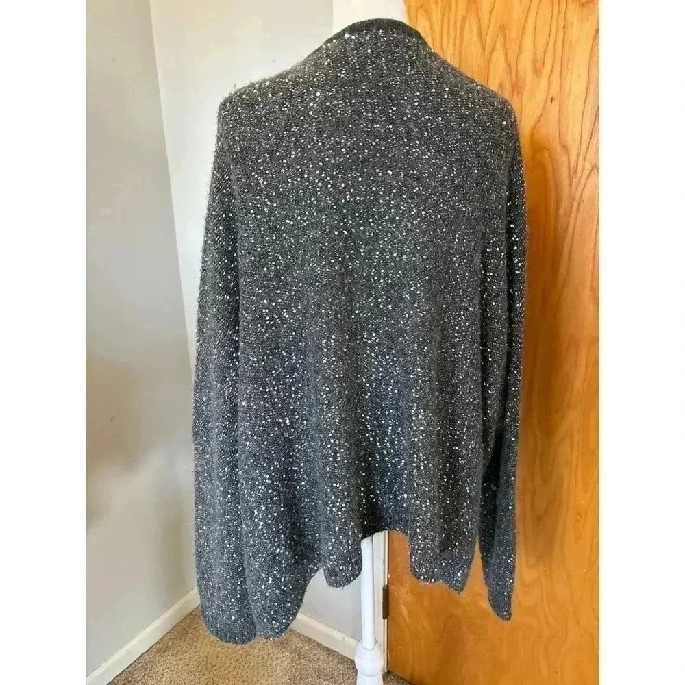 Nordstrom Signature Sequin Open Front Cardigan - image 4